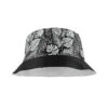 P.A.C. PAC Bucket Hat Ledras L/XL - Black/White AOP