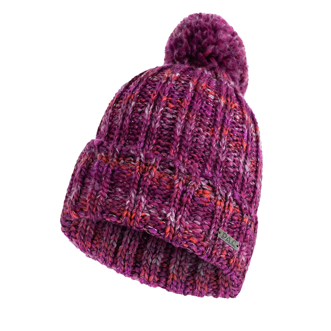 P.A.C. PAC Onari Pom Beanie Berry 1 P.A.C. PAC Onari Pom Beanie Berry