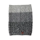 Buff Knitted Neckwarmer Comfort Nuba Graphite