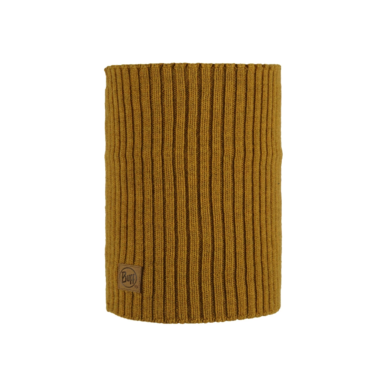 Buff Knitted Neckwarmer Norval Mustard 1 Buff Knitted Neckwarmer Norval Mustard