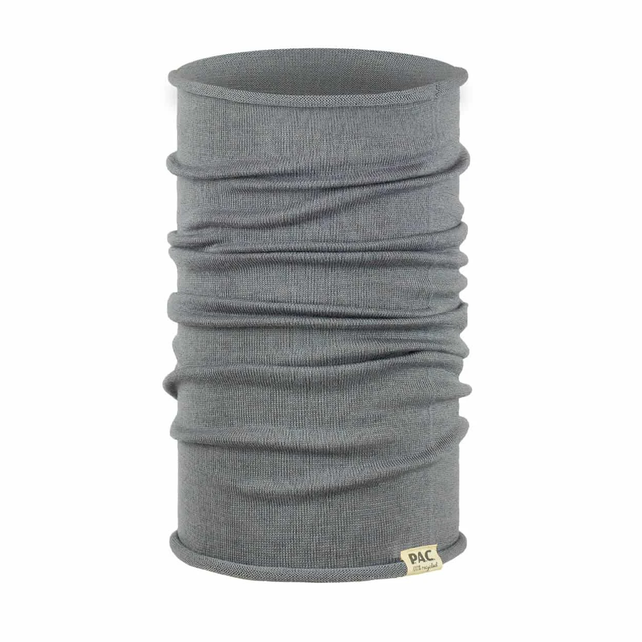 P.A.C. PAC Nature Merin 100% Recycled Merino Neckwarmer - Grey 1 P.A.C. PAC Nature Merin 100% Recycled Merino Neckwarmer - Grey