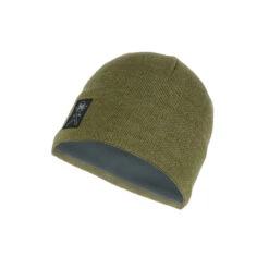 Buff Knitted & Fleece Band Hat Solid Bark