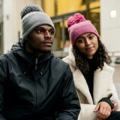 P.A.C. PAC Kenye Merino Pom Pom Beanie - Grey -PAC Verkaufsgeschäft 5e4ed2182b099b8b3710a88490f279fd697569ca 3010 1011 00 001 2