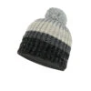 Buff Knitted & Fleece Band Hat Alina Grey