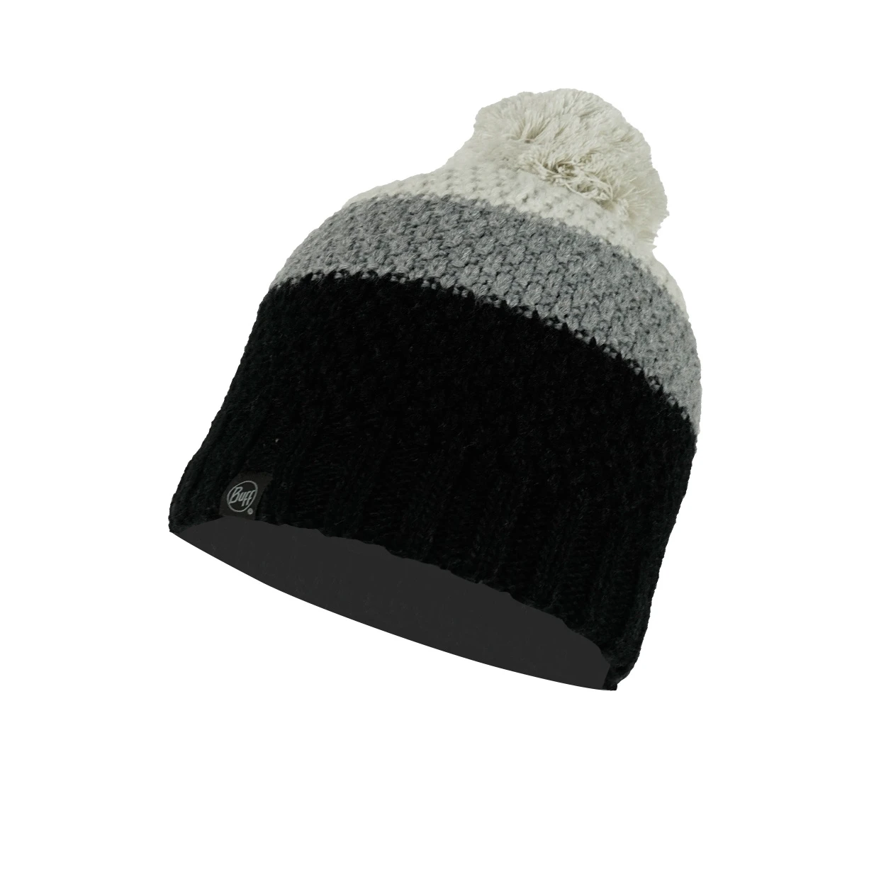 Buff Knitted & Full Fleece Hat Jav Black 1 Buff Knitted & Full Fleece Hat Jav Black