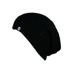 Buff Neckwarmer Hat Knitted Aiden Black