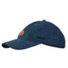 Buff Baseball Cap Patterned Solid Blue