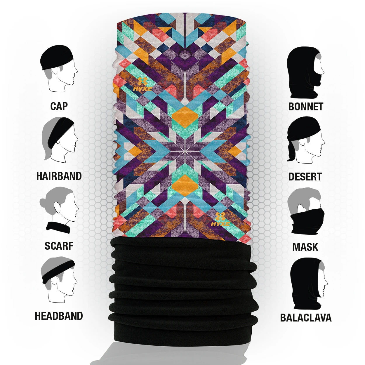 HYXE Fleece Indianclour 4 HYXE Fleece Indianclour – Bild 4