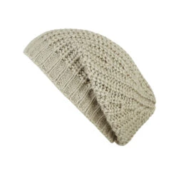 Buff Knitted Hat Gribling Mineral Grey