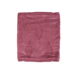 Buff Knitted & Polar Fleece Neckwarmer Stella Heather Rose