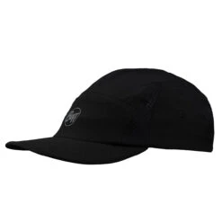 Buff 5 Panel Go Cap R-Solid Black S/M