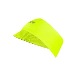P.A.C. PAC Recycled Seamless Visor Headband Neon Yellow