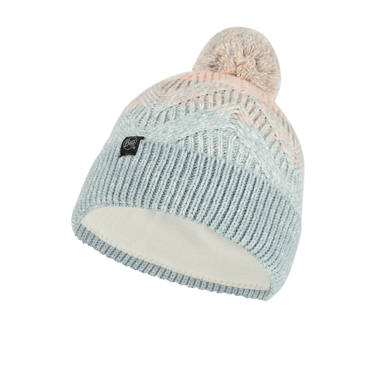 Buff Knitted & Full Fleece Hat Savva Bark 1 Buff Knitted & Full Fleece Hat Savva Bark