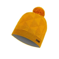 P.A.C. PAC Iriwi Merino Pom Beanie Yellow